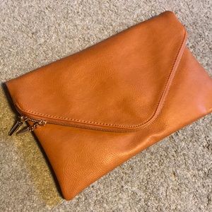 Large envelope clutch purse